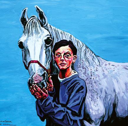 Portrait Sarah et son cheval 