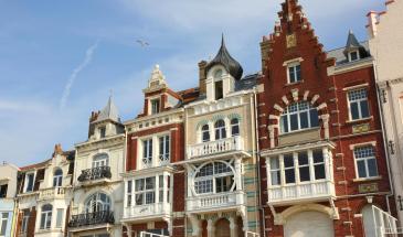 Le charme des villas malouines sur le bord de mer à Dunkerque