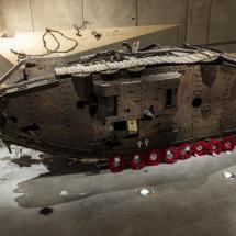 Le tank de Flesquières au centre d'interprétation Cambrai 1917