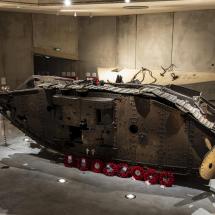 Le tank de Flesquières au Centre d'Interprétation CAMBRAI TANK 1917